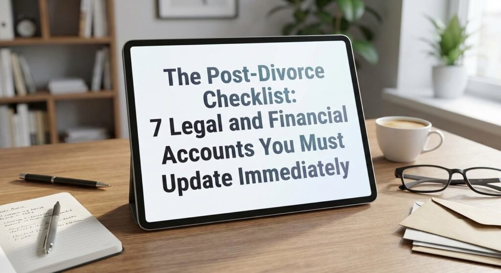The Post-Divorce Checklist: 7 Legal and Financial Accounts You Must Update Immediately