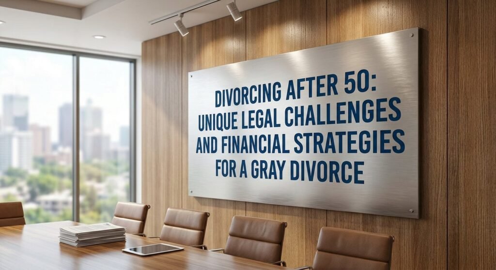 Divorcing After 50: Unique Legal Challenges and Financial Strategies for a Gray Divorce